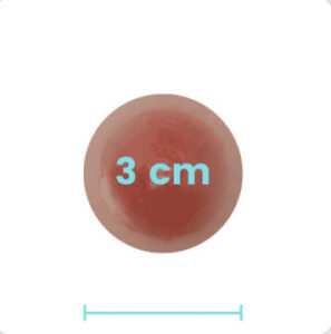 3 cm